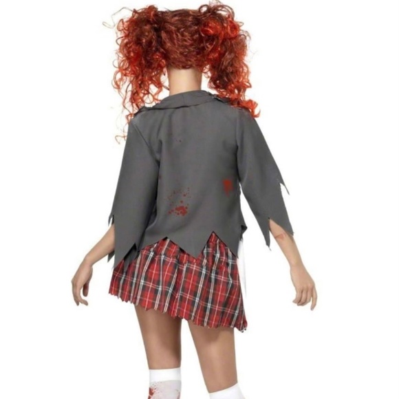 Zombie (adult) school girl Halloween costume - M - Picture 2 of 13